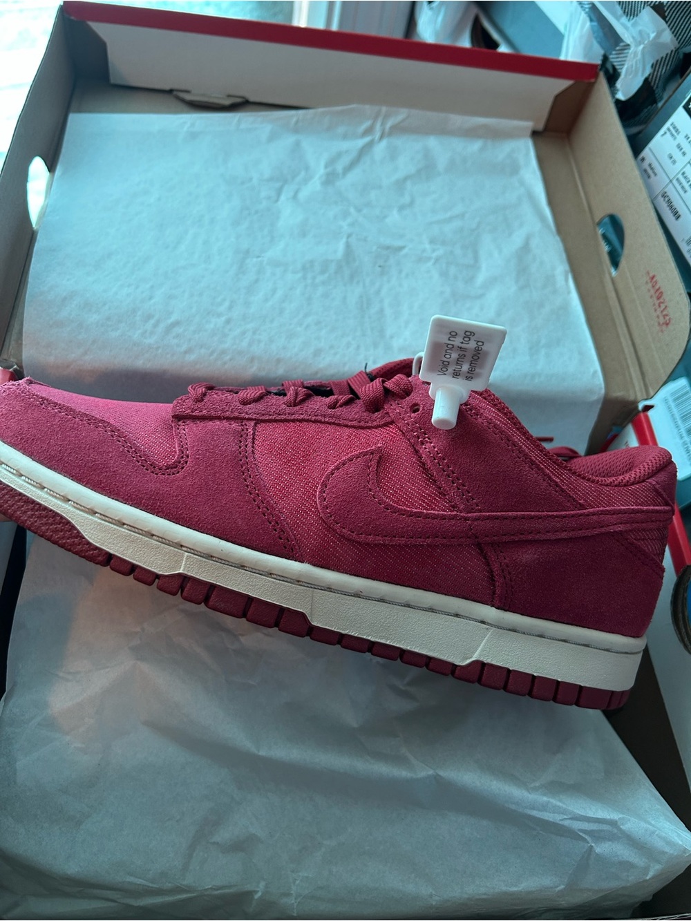 Nike Dunk Low SE GS Team Crimson Burgundy 7Y / Women’s 8.5 NWT